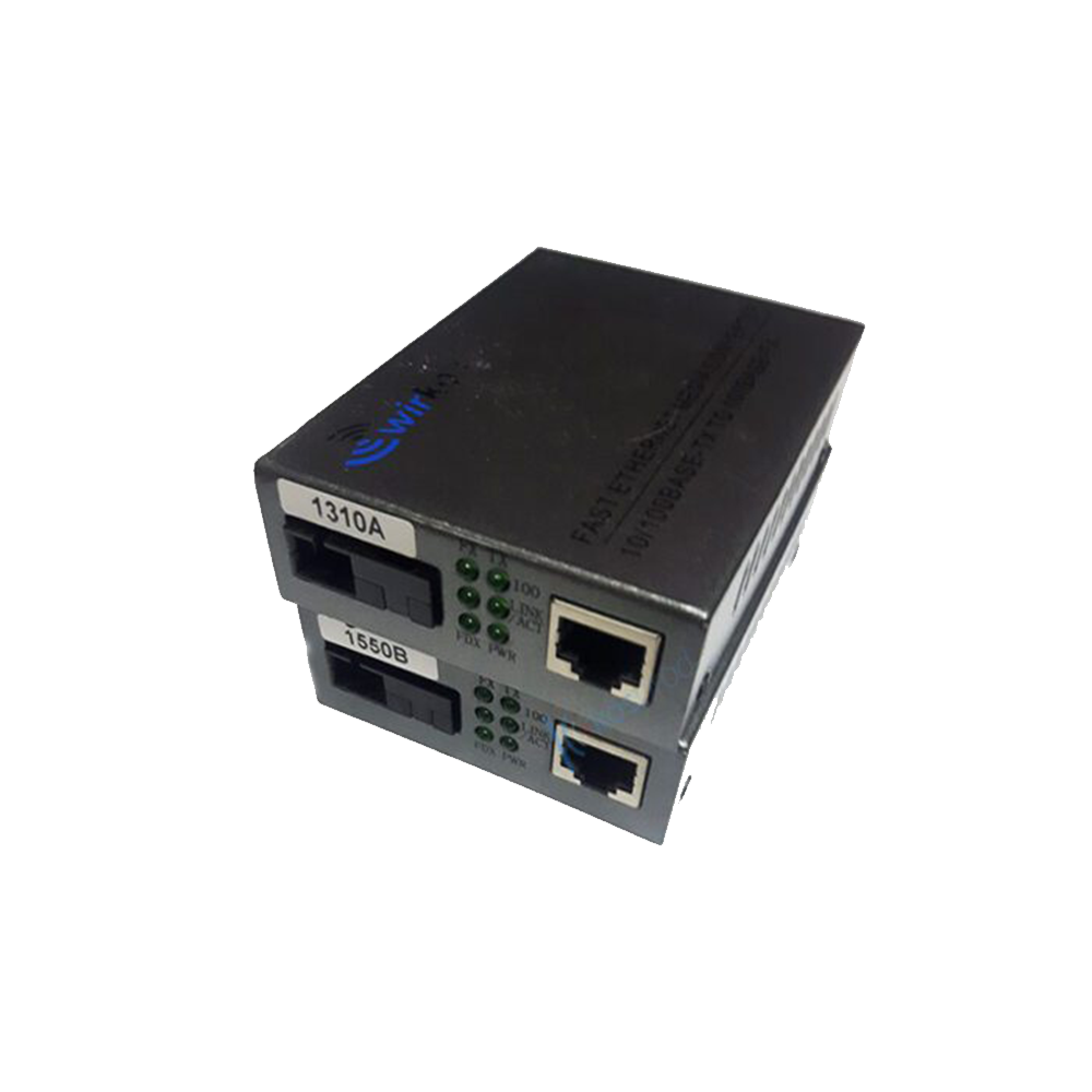 10/100/1000M Media Converter, SM, A+B