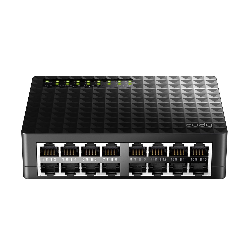 16-Port 10/100 Mbps Desktop Switch (FS1016D)