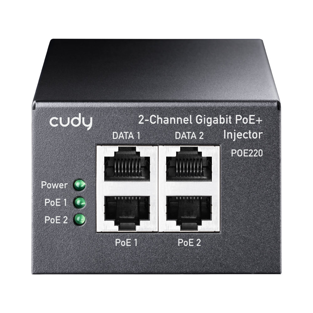 2-Channel 30W Gigabit PoE+/PoE Injector ( POE220 )