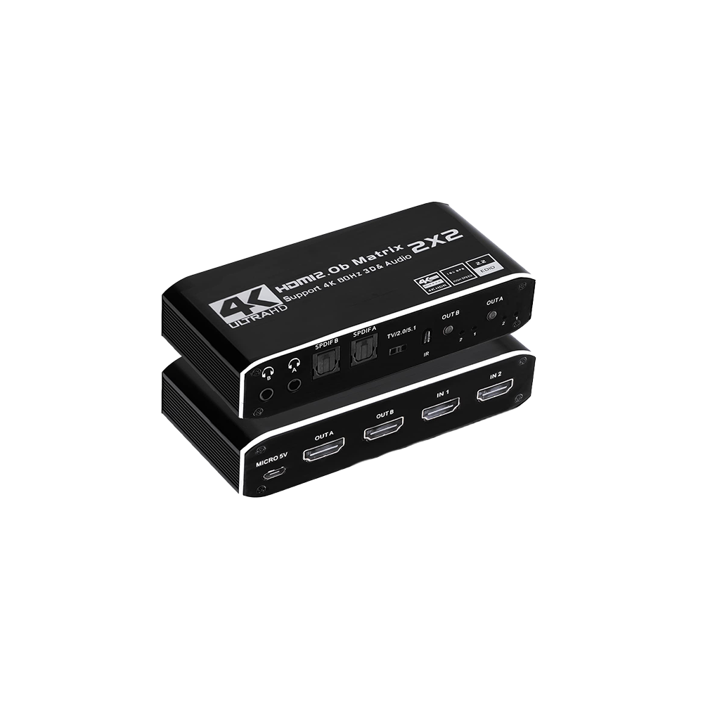 2X2 HDMI MATRIX 4K 3D, # GT-HM2X2