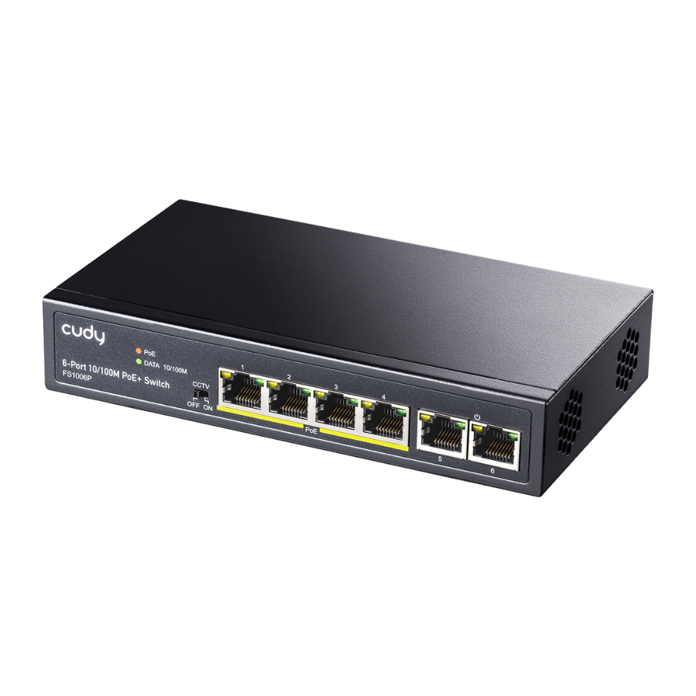6-Port 10/100M PoE+ Switch 60W ( FS1006P )