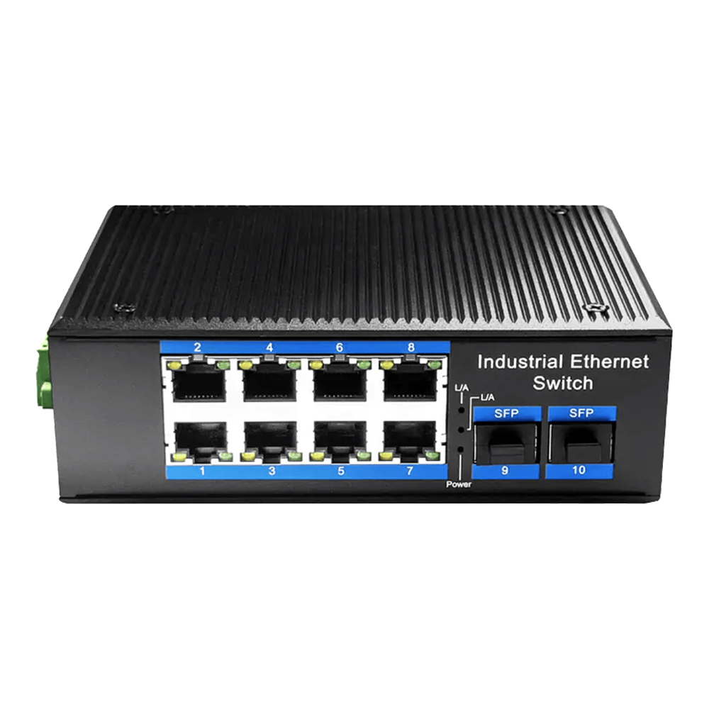 8-Port Industrial PoE+ Switch ( IG1008S2P )