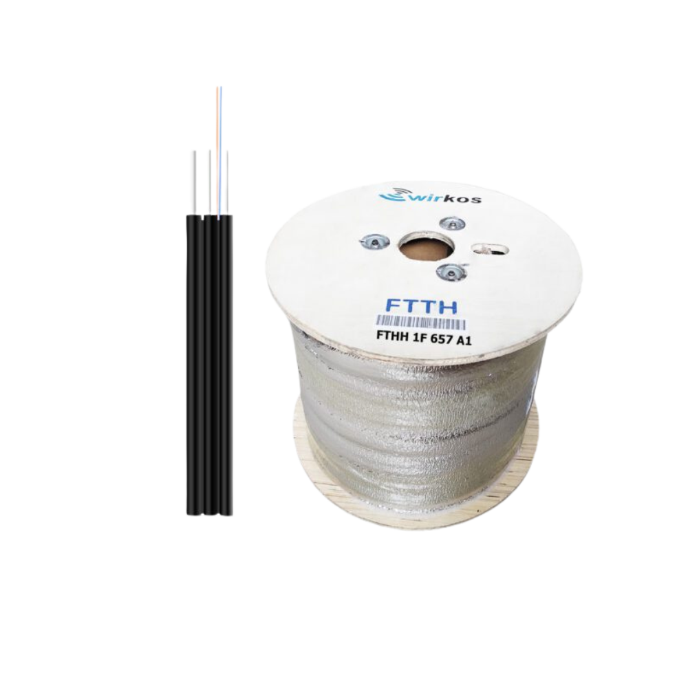 FTTH-1 G.657 A2 Flat Drop cable 1000m