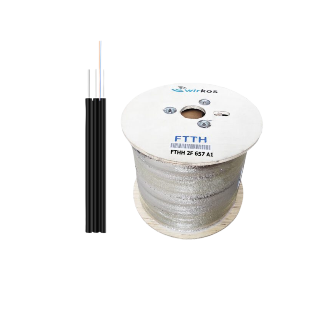 FTTH-2 G.657 A1 Flat Drop cable 1000m