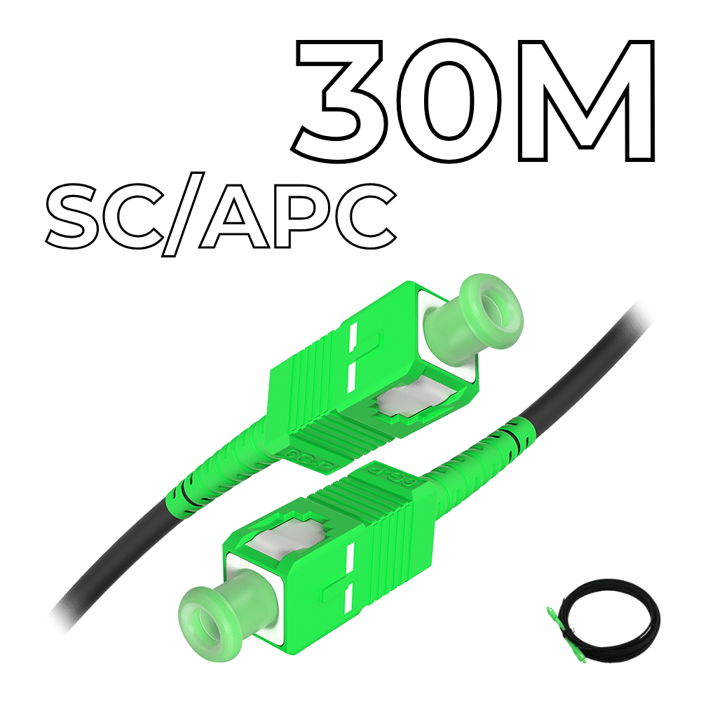 Fiber Optic Drop Cable SC/APC Connectors 30M