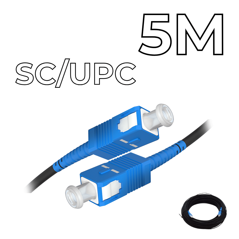 Fiber Optic Drop Cable SC/UPC Connectors 5M