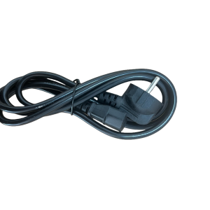 Power cable cord for PC EU type, black,L=1.5M(0.75mm2)