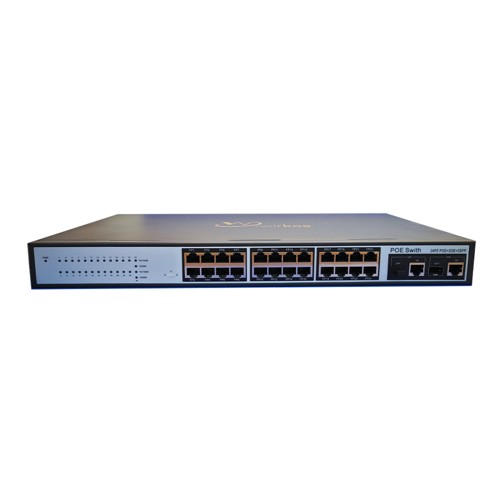 POE Switch/24+2+2up link Gigabit port