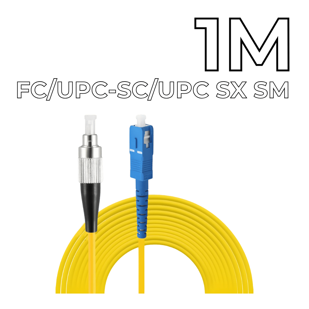Patch Cord FC/UPC-SC/UPC SX SM 1M