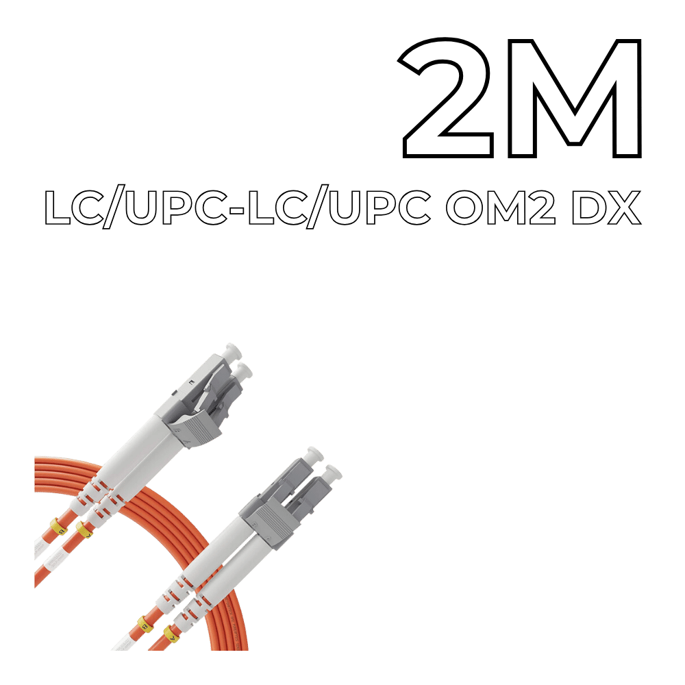 Patch Cord LC/UPC-LC/UPC OM2 DX 2M