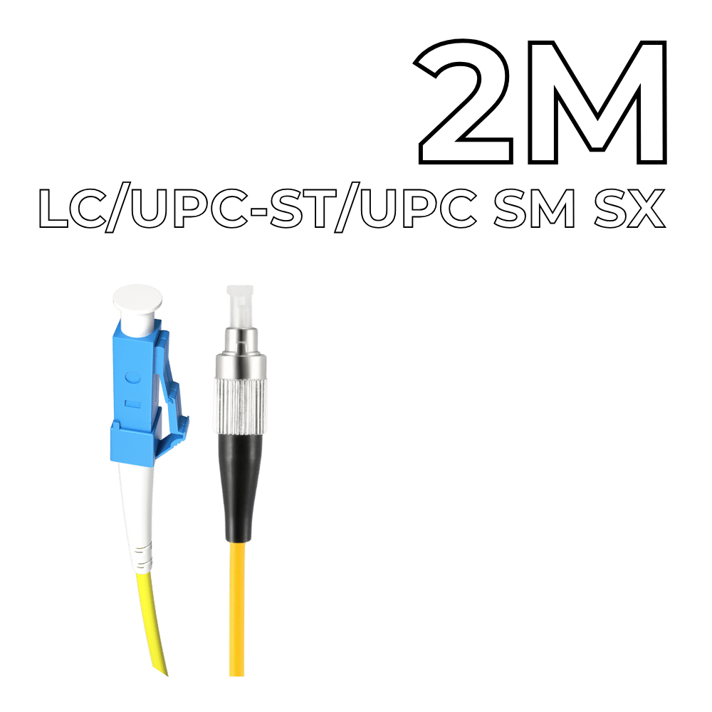 Patch Cord LC/UPC-ST/UPC SM SX 2M