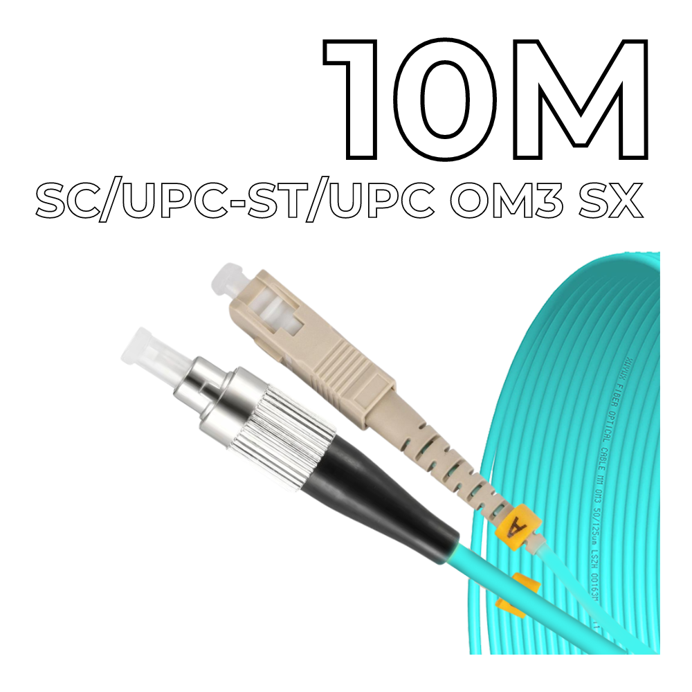 Patch Cord SC/UPC-ST/UPC OM3 SX 10M