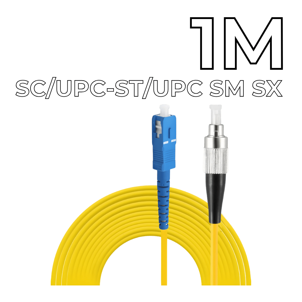 Patch Cord SC/UPC-ST/UPC SM SX 1M