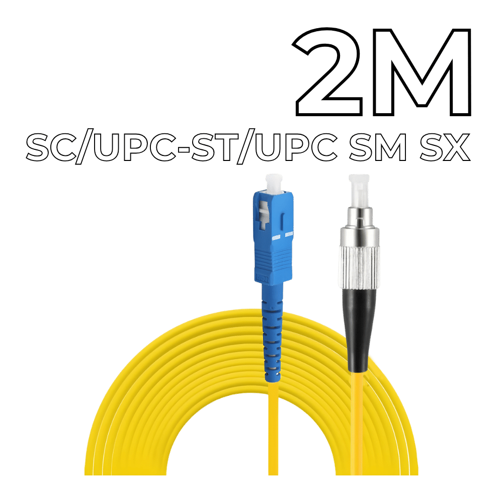 Patch Cord SC/UPC-ST/UPC SM SX 2M