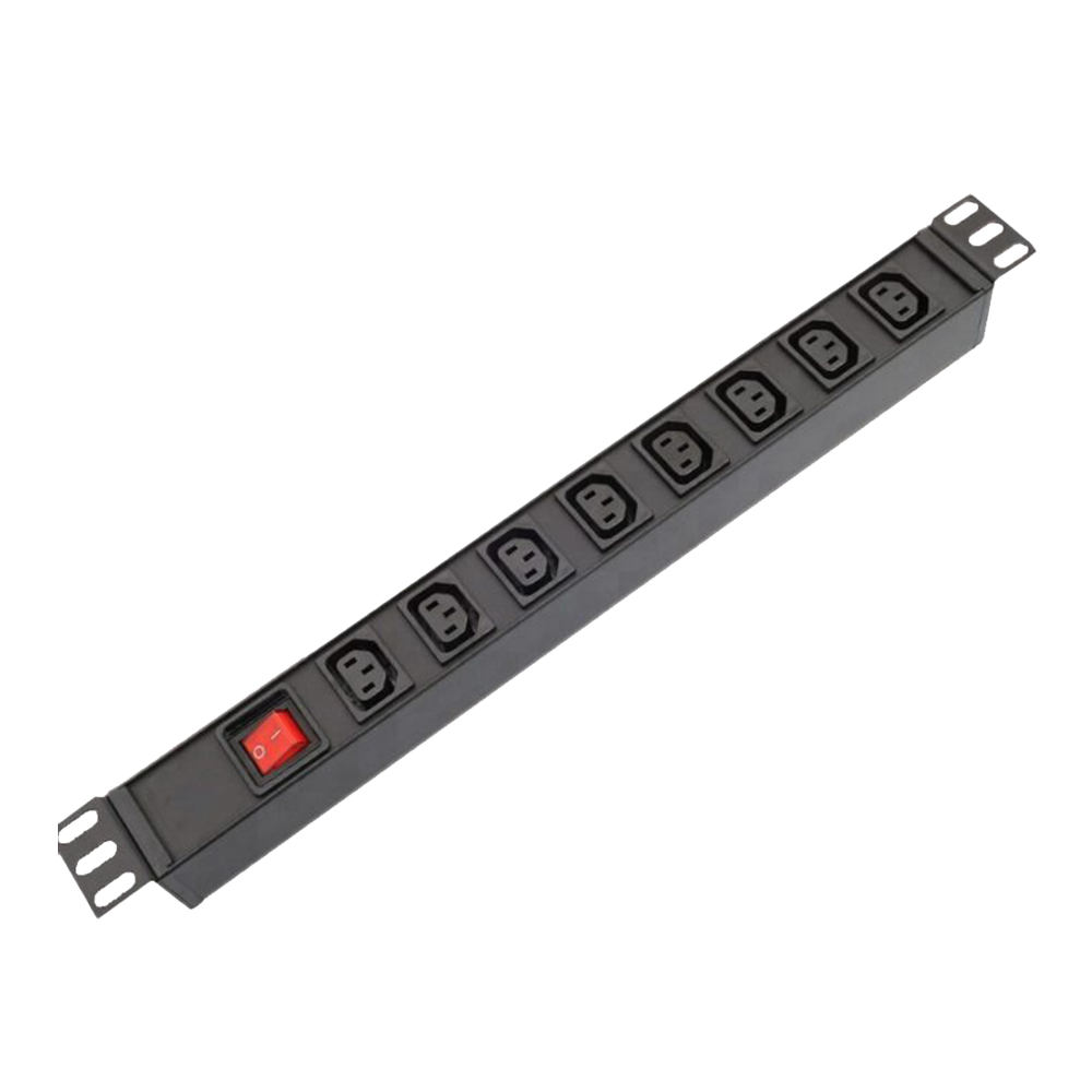 Rackmount switch C13 PDU - PVC(plastic shell) 8 ways