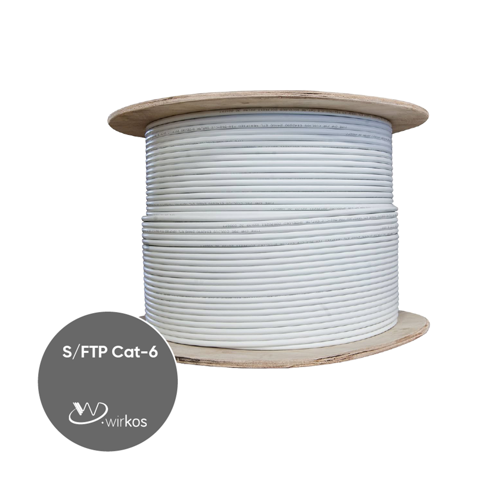 Wirkos LAN CABLE SFTP Cat-6 4Pair/0.57 CCA,