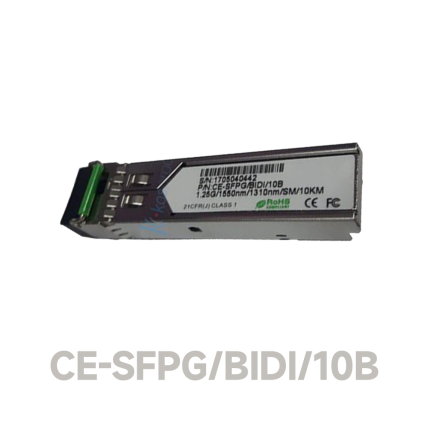 1.25G SFP, BIDI, 1550nm, 10km SC port