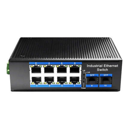 8-Port Industrial PoE+ Switch ( IG1008S2P )
