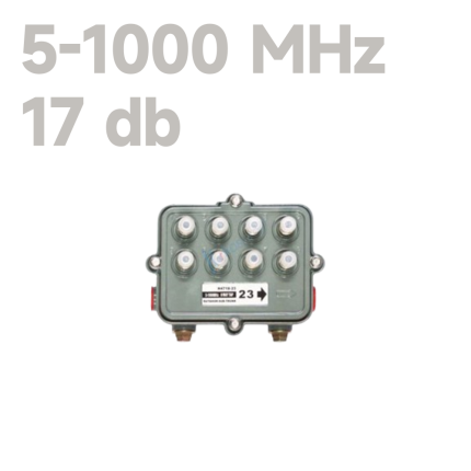 CATV Tap 8way - 17dB
