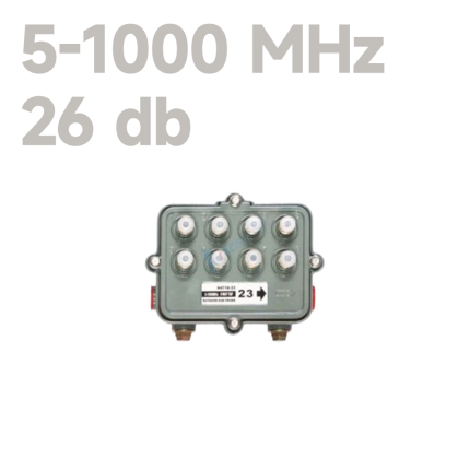 CATV Tap 8way - 26dB