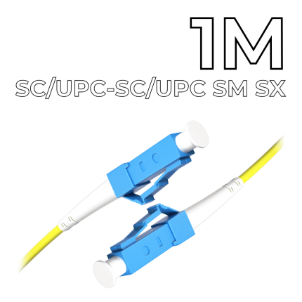 Patch Cord LC/UPC-LC/UPC SM SX 1M