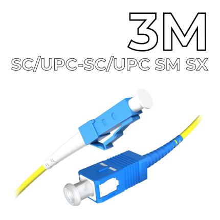 Patch Cord SC/UPC-LC/UPC SM SX 3M