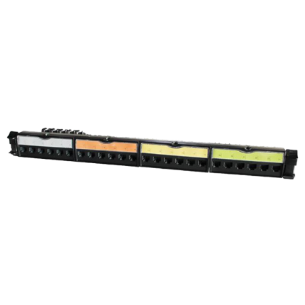 Patch Panel CAT6 UTP 24 ports ( Tool-Less ) Cold Rolled Steel