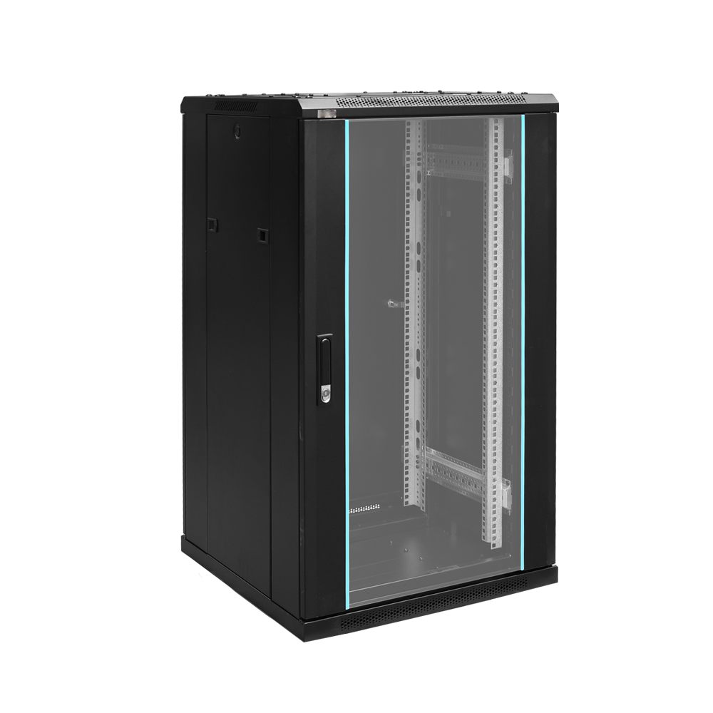 Rack - Single section wall mounted cabinet 27U 600X600