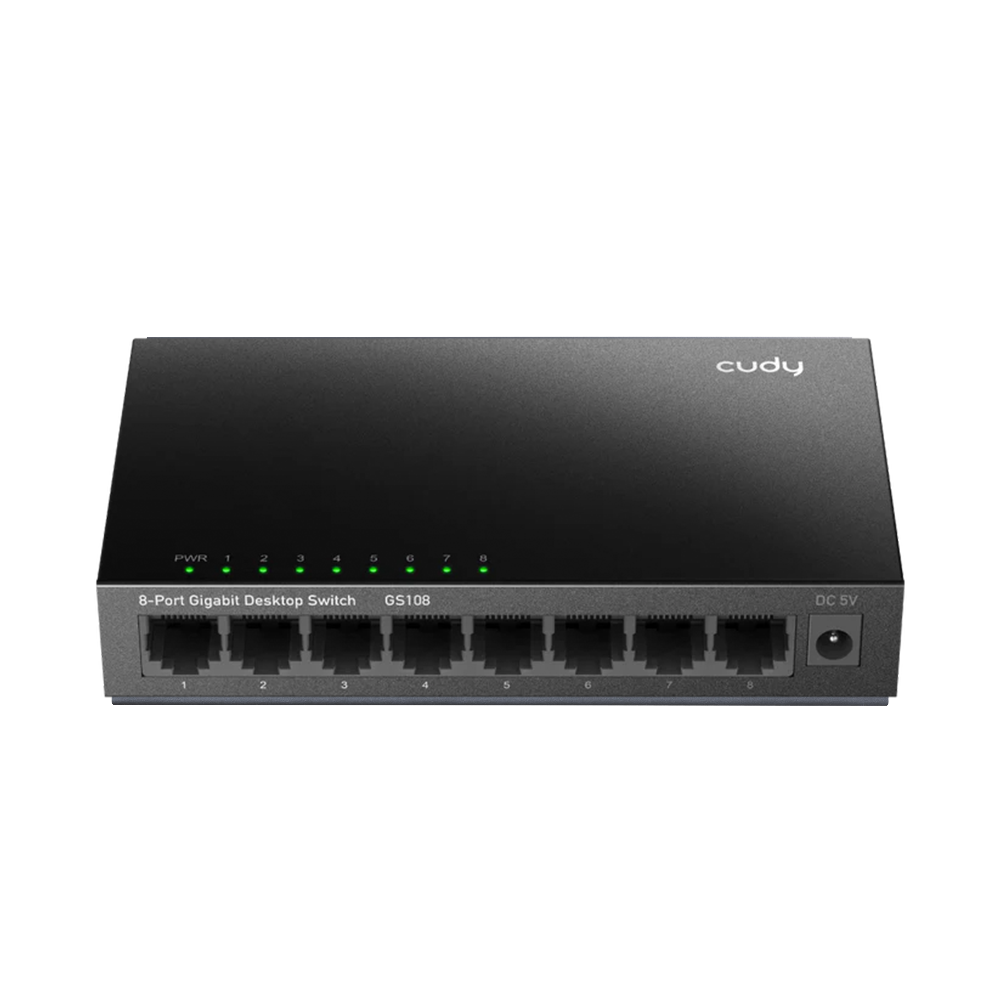 8-Port Gigabit Unmanaged Switch Metal (GS108)
