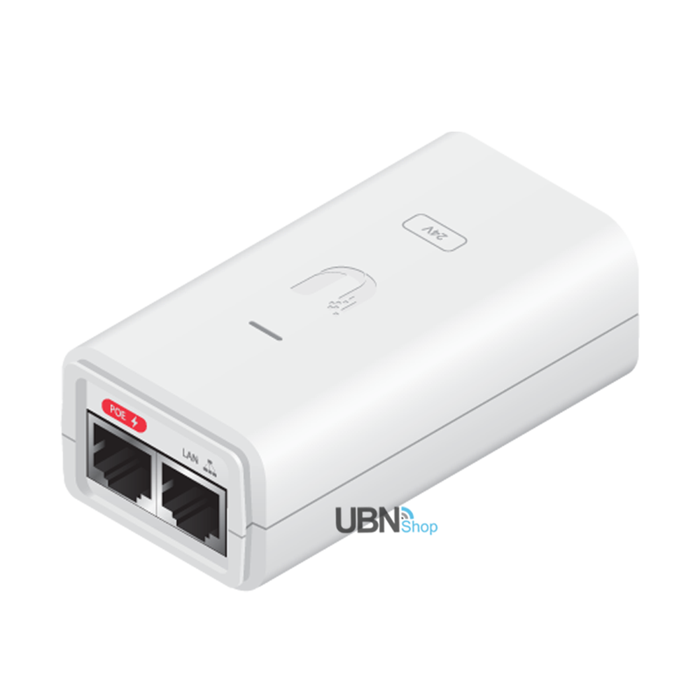 Ubiquiti PoE 24V 12W Gigabit Power Adapter (white)