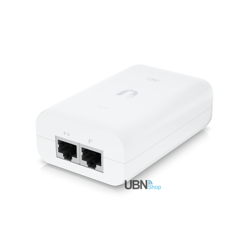 Ubiquiti U-PoE-AT PoE Injector 30W PoE+ (802.3at)
