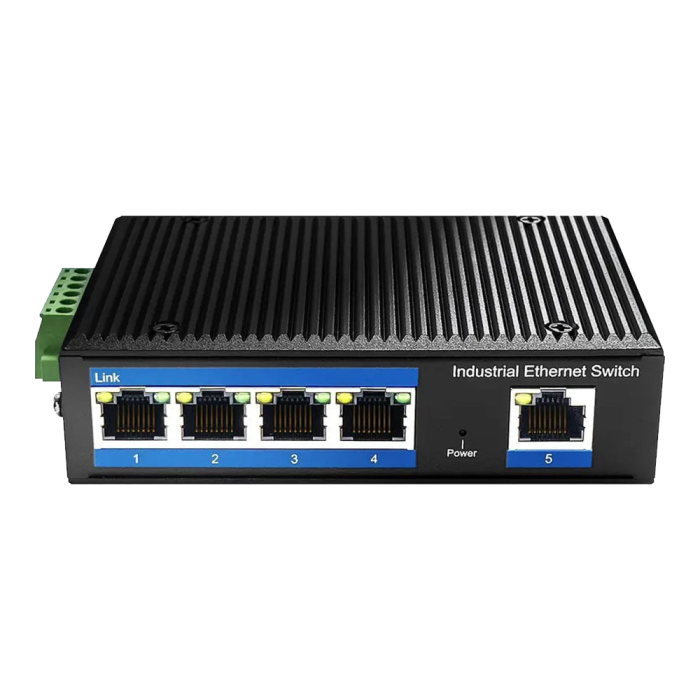 4-Port Industrial PoE+ Switch ( IF1005P ) - Treco