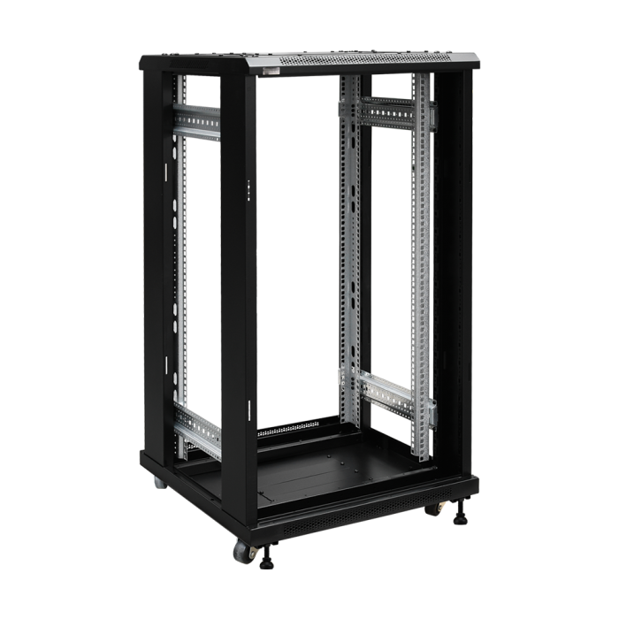 Standing Network Rack Short Floor Standing Network Cabinet Server Rack 22U 600x600x22U - Treco