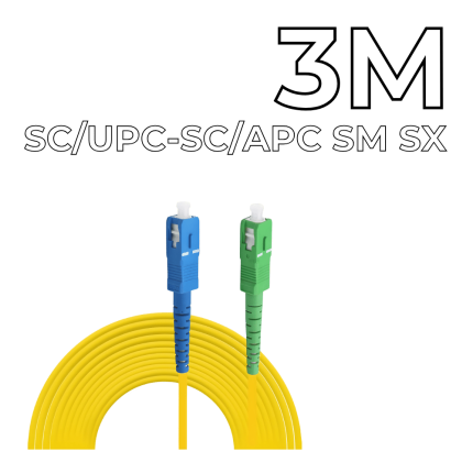 Patch Cord SC/UPC-SC/APC SM SX 3M