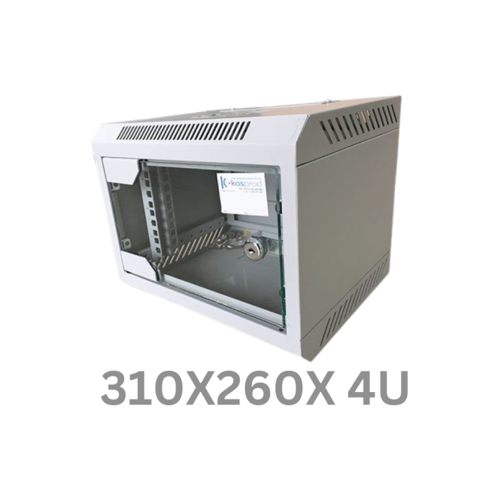 Small 4 Ru Rack Small Rack 310X260X 4U White - Treco