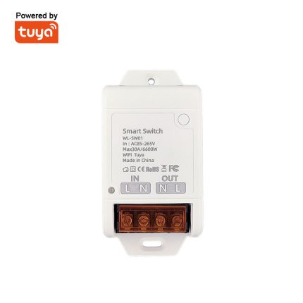 Паметен прекинувач Tuya Wifi, B207, 30A