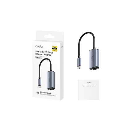 USB-C до 2,5 Gbps Ethernet адаптер (UE25C)